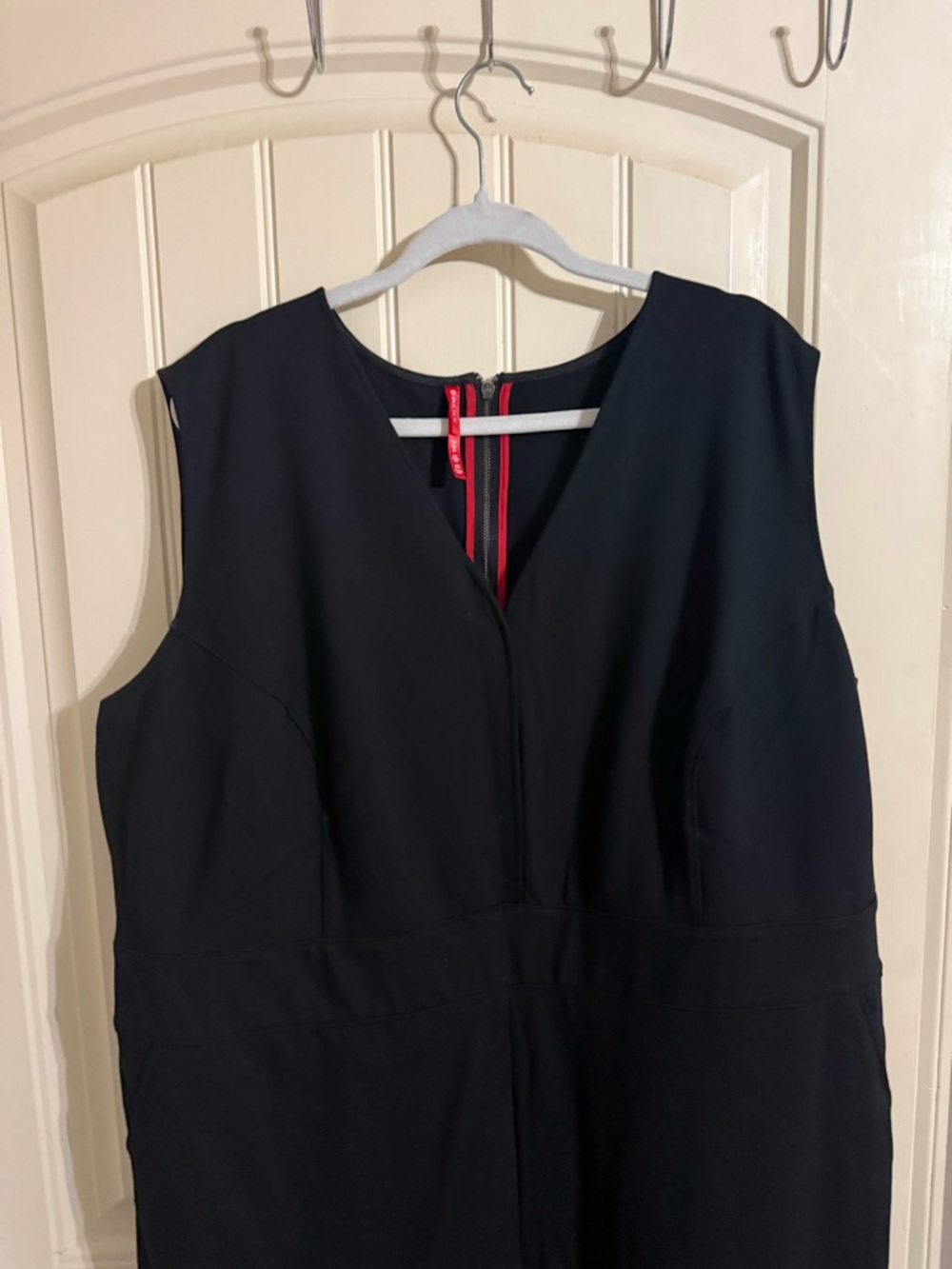 Spanx 3X Black Sleeveless V-Neck Jumpsuit